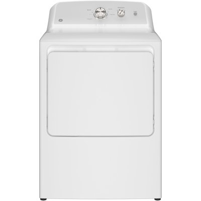 GE 6.2 Cu Ft Capacity Electric Dryer With Up To 120 Ft Venting And Shallow Depth​