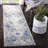 Harty Oriental White/Royal Blue Area Rug-1275040886