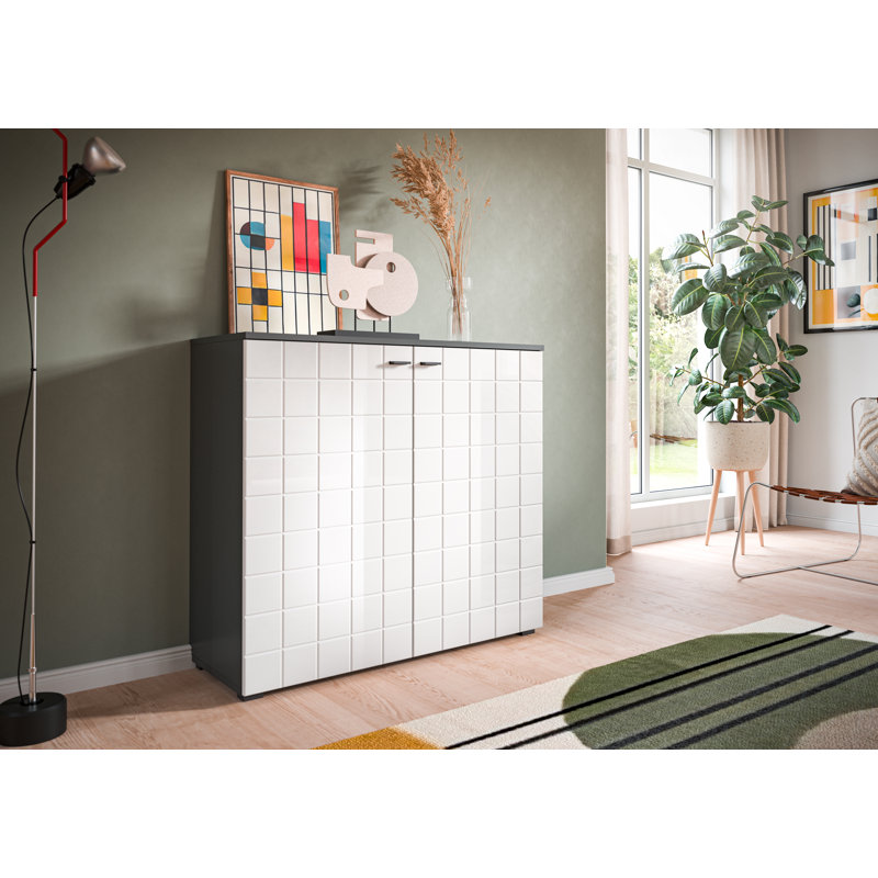 Kommode Monte, White/Anthracite