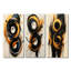 Abstrait cercle aux tons I - Collection de 3 grands panneaux modernes sur toile-228972642-228972652-228972655