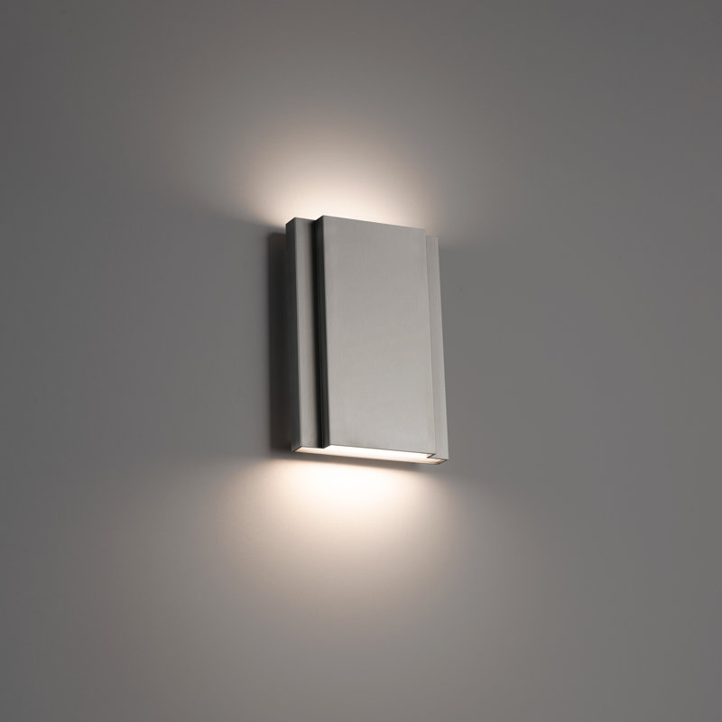 Layne 5.25" LED Wall Sconce 3-CCT 2700K-3000K-3500K, Brushed Nickel, 3000K