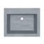 Natoma 24" Wall-Mounted Concrete Rectangular Bathroom Sink-32892565-32892564