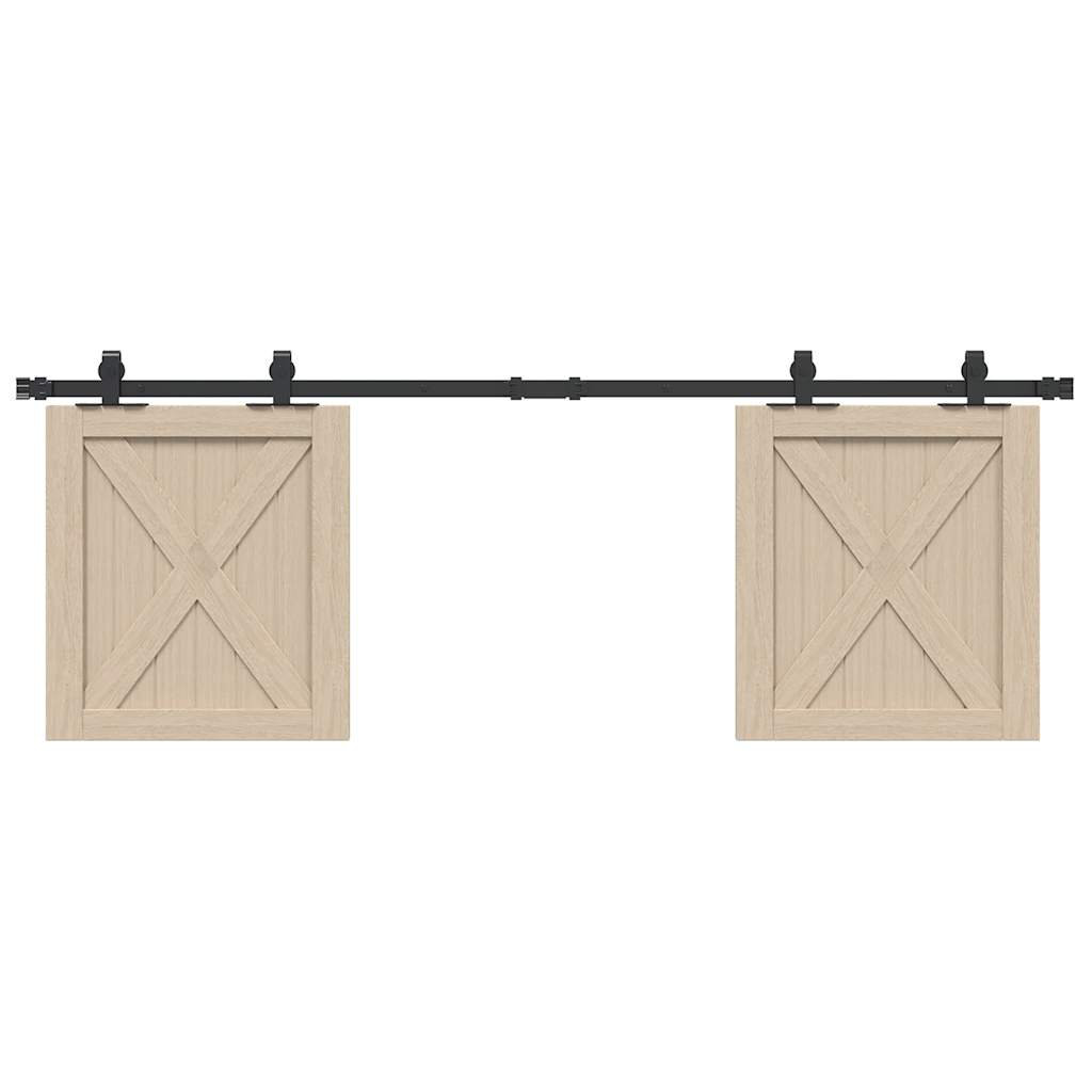Afet Mini Sliding Barn Door Push