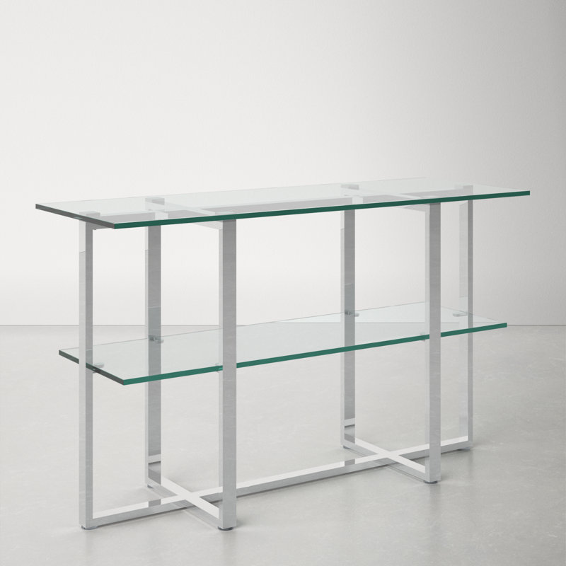 Dern Glass 50" Wide Console Table