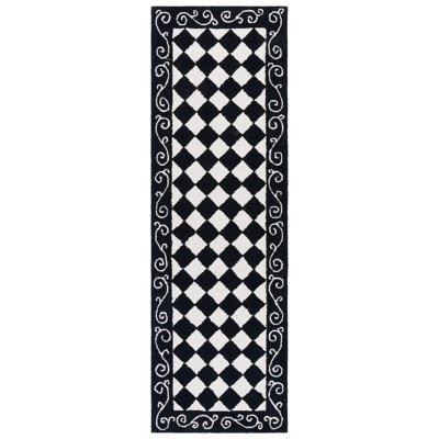 Brayton Hand Hooked Wool Geometric Rug