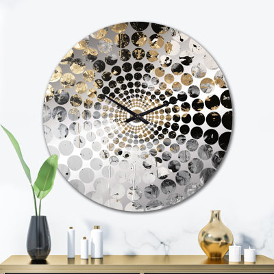 Jomayra - Horloge murale peinture abstraite