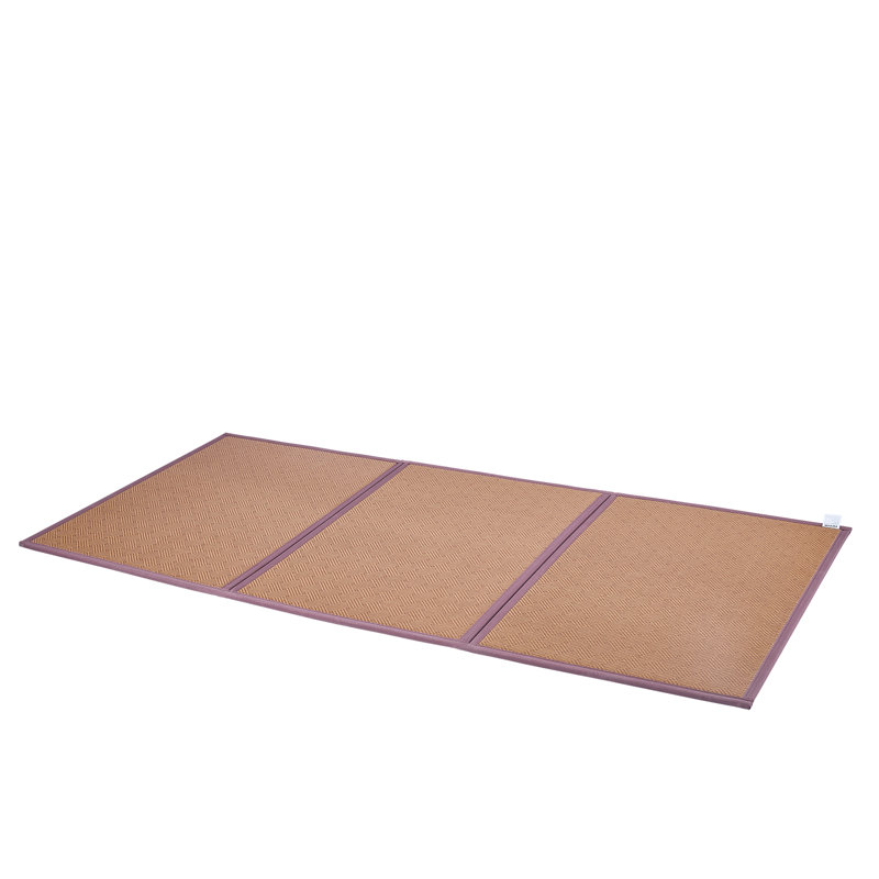  Matelas pliable et antidérapant, Lit simple, Brun
