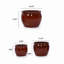 3 pots de fleurs en céramique, pot de fleurs moderne pour patio, jardin ou rebords de fenêtre-868920365