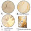 «Beige and Gold Marble Lightning V», reproduction sur toile-1039488758-1039488759