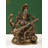 Handcrafted Brass Goddess Saraswati Statue with Veena, 11.5 in., Traditional Hindu Religious Figurine for Home Altar & Meditation Room
