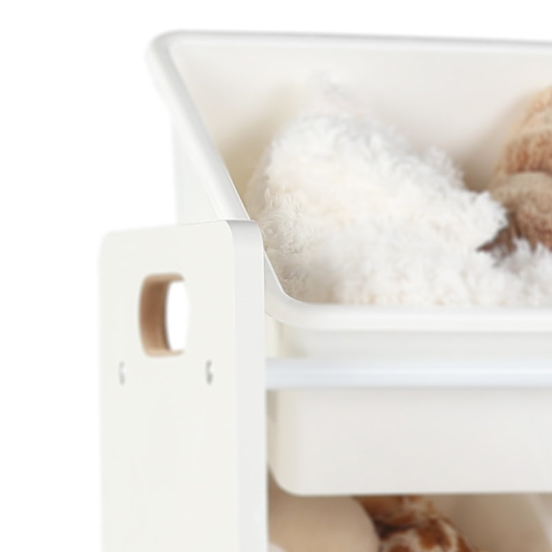 Kid's Toy Organiser, 31" H X 42" W X 15.5" D, White