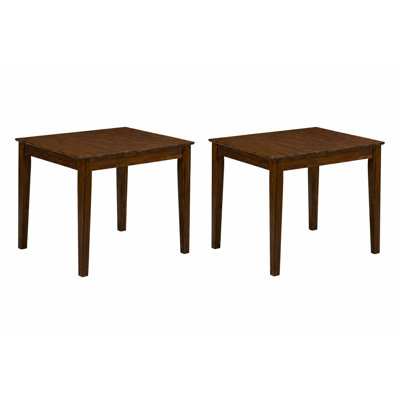 Magnifique plateau de table de couleur naturelle, pieds de table en bois asiatique, finition durable, ensemble de 2 pour des espaces de salle à manger confortables