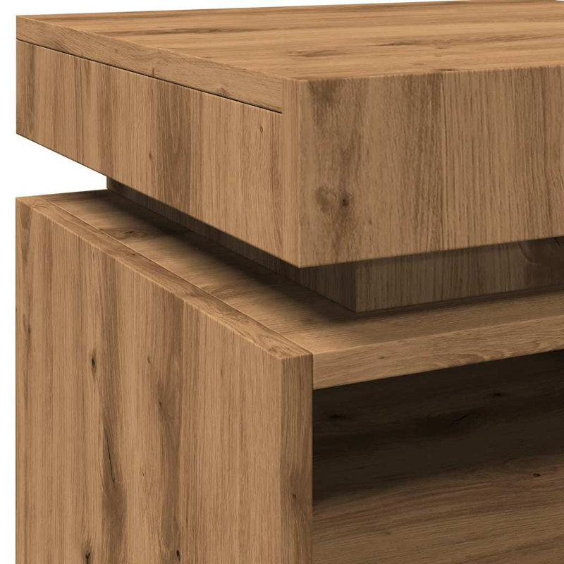Demetra 40cm W Manufactured Wood Bedside Table