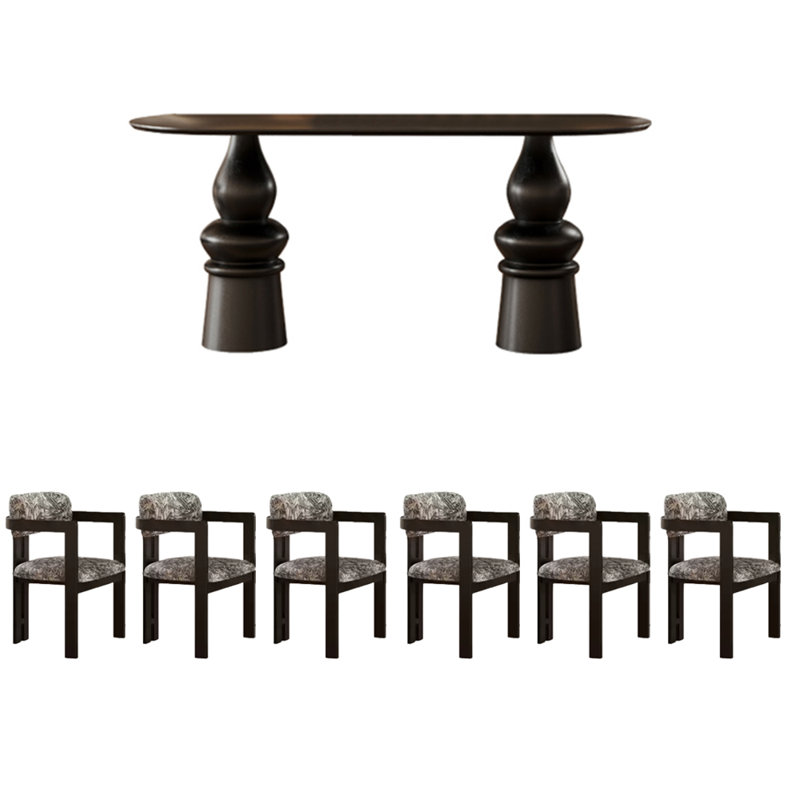 Gleda, Noir, H 29,53 po x L 70,87 po x l 31,5 po