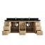 84 po. X P 22 po D Meuble-lavabo double avec 2 po Quartz-108679181