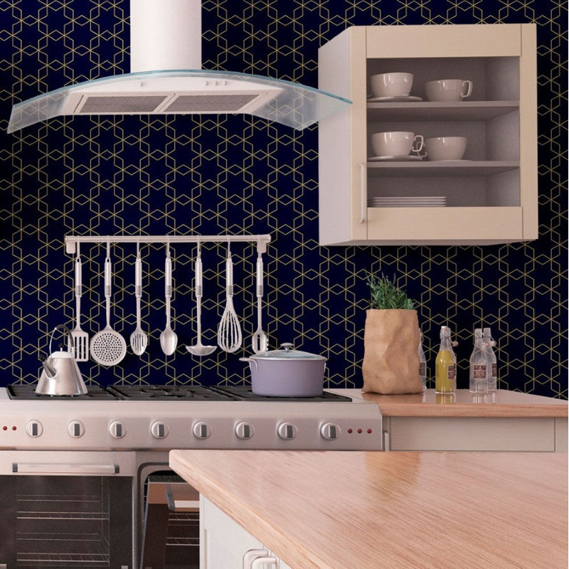 Rouleau de papier peint adhésif Honeyville, 102" L x 24" W