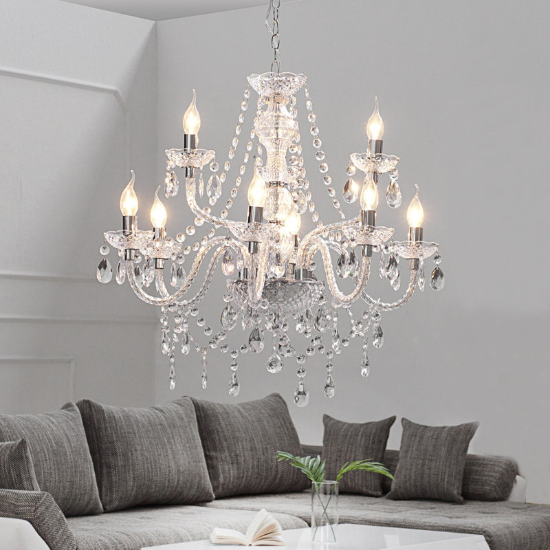 9-Light Candle Style Chandelier