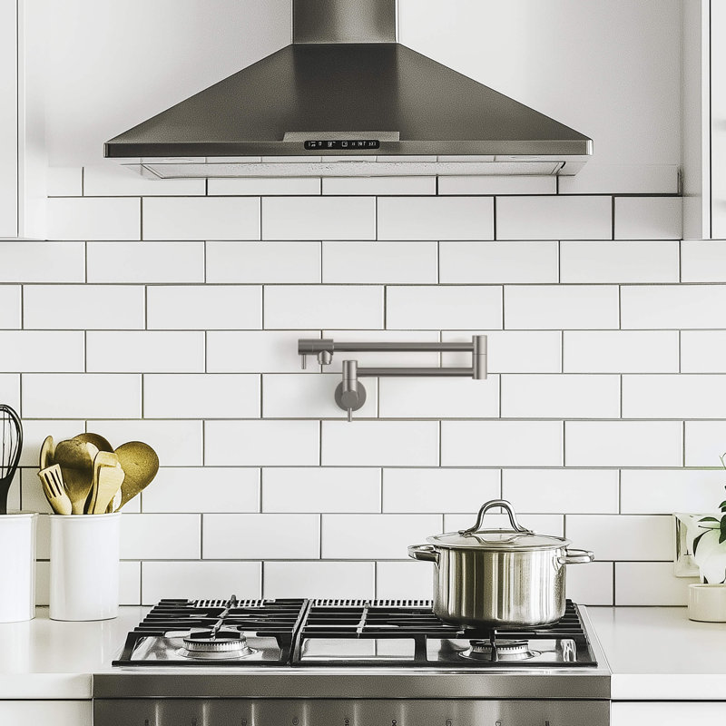 Kitchen Pot Filler, Titanium