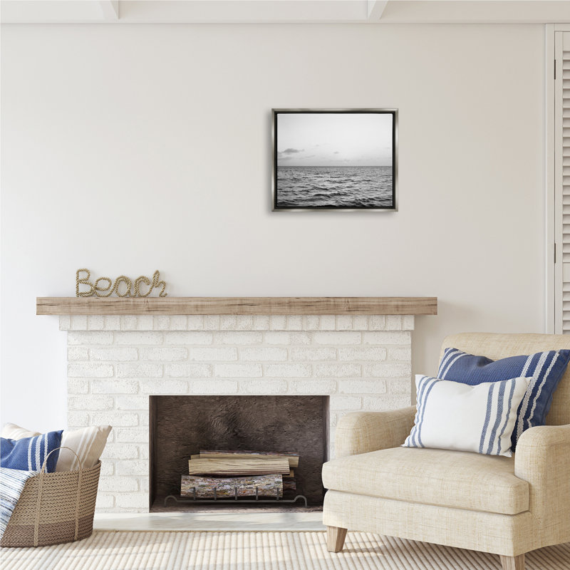 Conception d'art sur toile Stupell Industries Rough Grey Sea Waves par Natalie Carpentieri, H 16 po x l 20 po x P 1,5 po