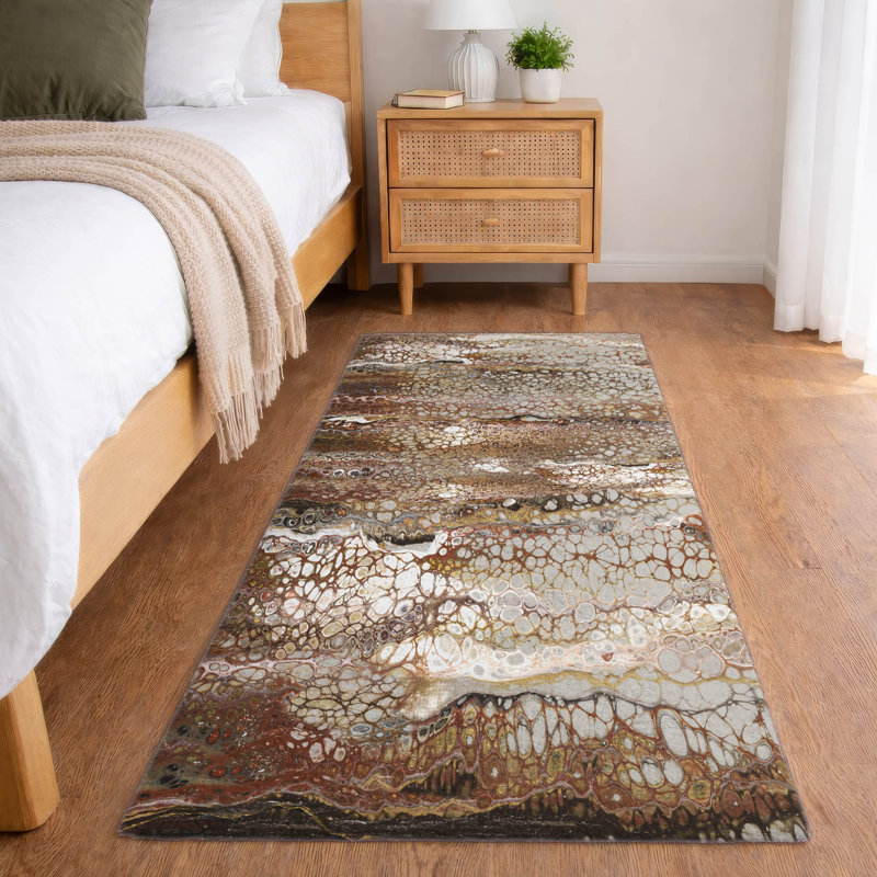 Tapis à poil long de qualité supérieure lavable à la machine ADS60, Tapis de couloir 2 pi 3 po x 7 pi 6 po