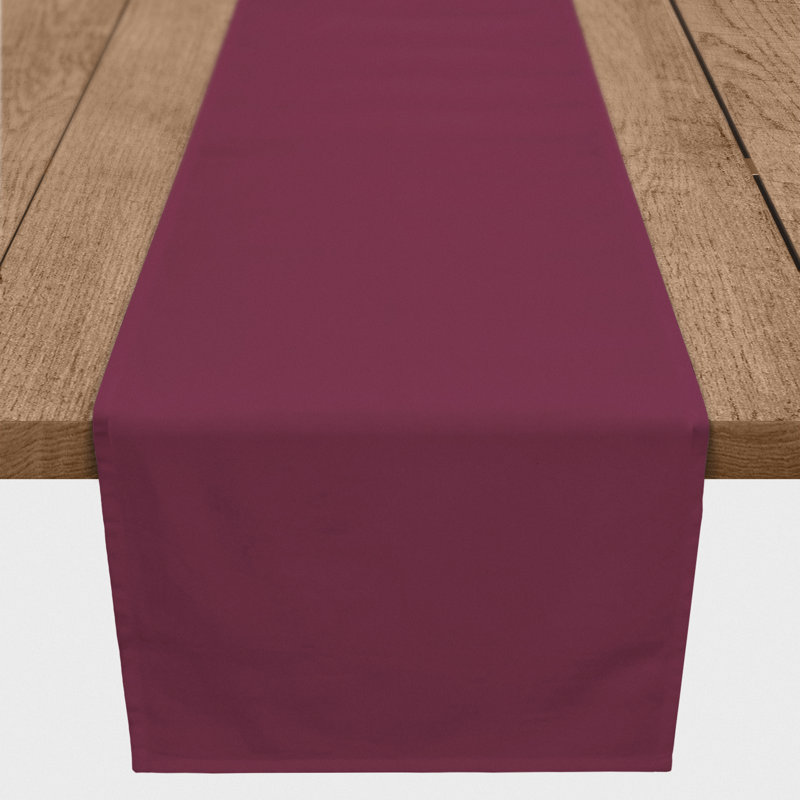 Kral Table Runner, Burgundy, 72" x 16"