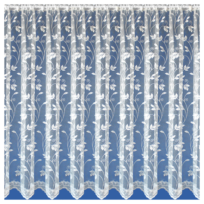Dolceto Semi Sheer Curtain Single Panel, 200 W x 183 D cm