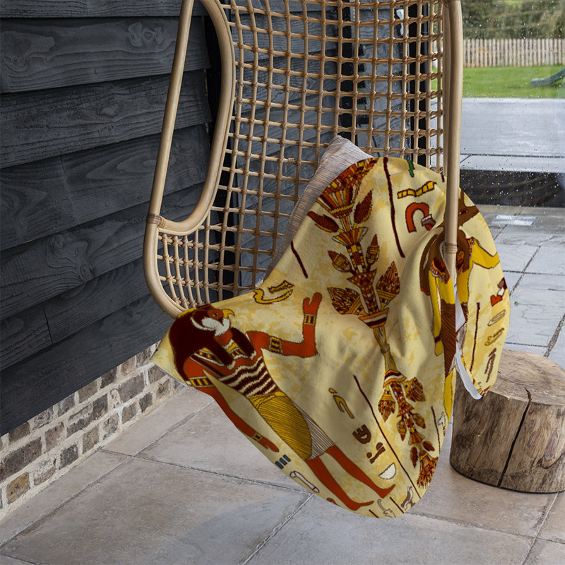 Schueler Throw Blanket, Orange