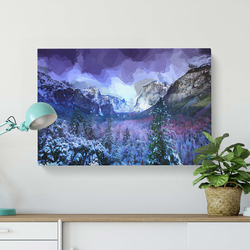 Yosemite National Park Tunnel In Abstract - Wrapped Canvas Print, 50cm H x 76cm W x 3cm D