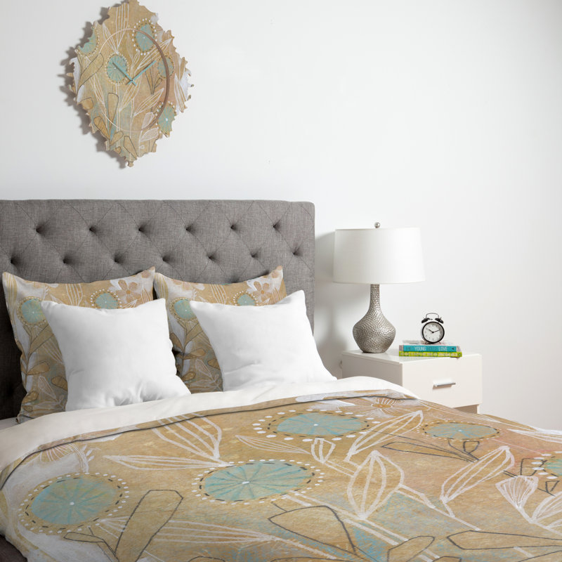 Housse de couette Floral, Housse de couette pour lit simple, Luxe