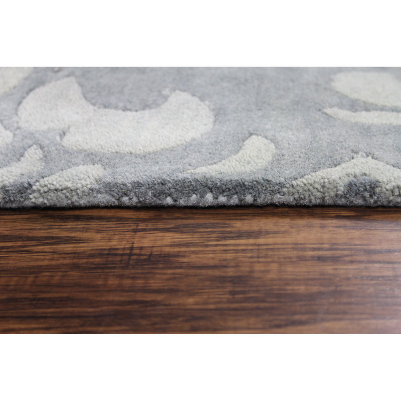 Wiens Wool Damask Indoor Rug, Rectangle 9'6" x 13'