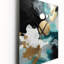 Pleine lune bonheur abstrait turquoise VI - Peinture abstraite horloges murales-99637274