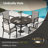5 Pieces Outdoor Patio Dining Set-117548622
