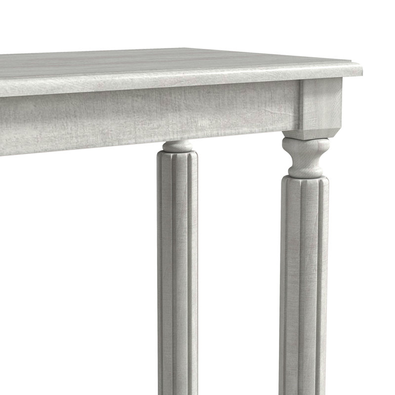 Ensemble de table de salon 2 pièces Locke, Blanc antique