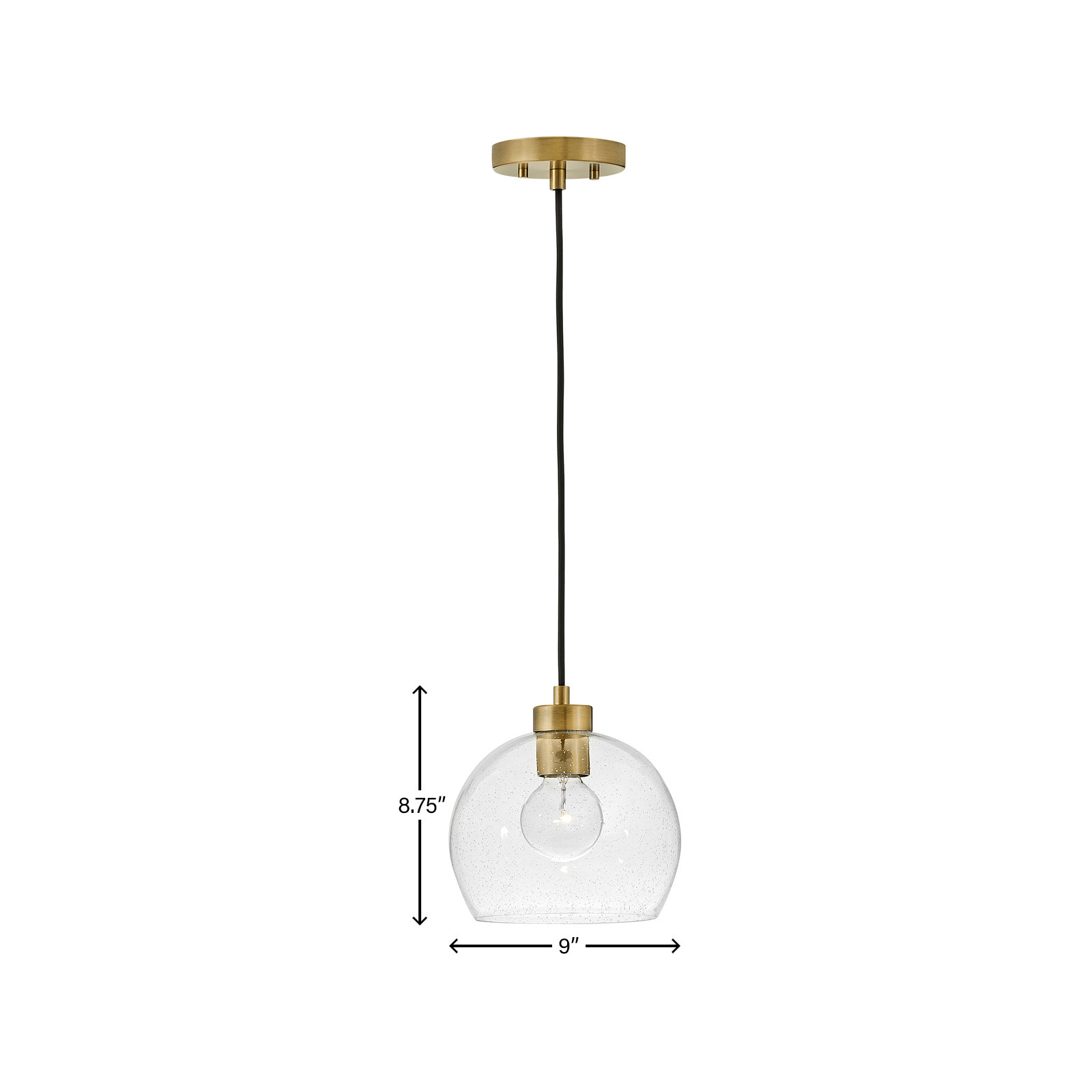 Kito Single Light Glass Dimmable Pendant