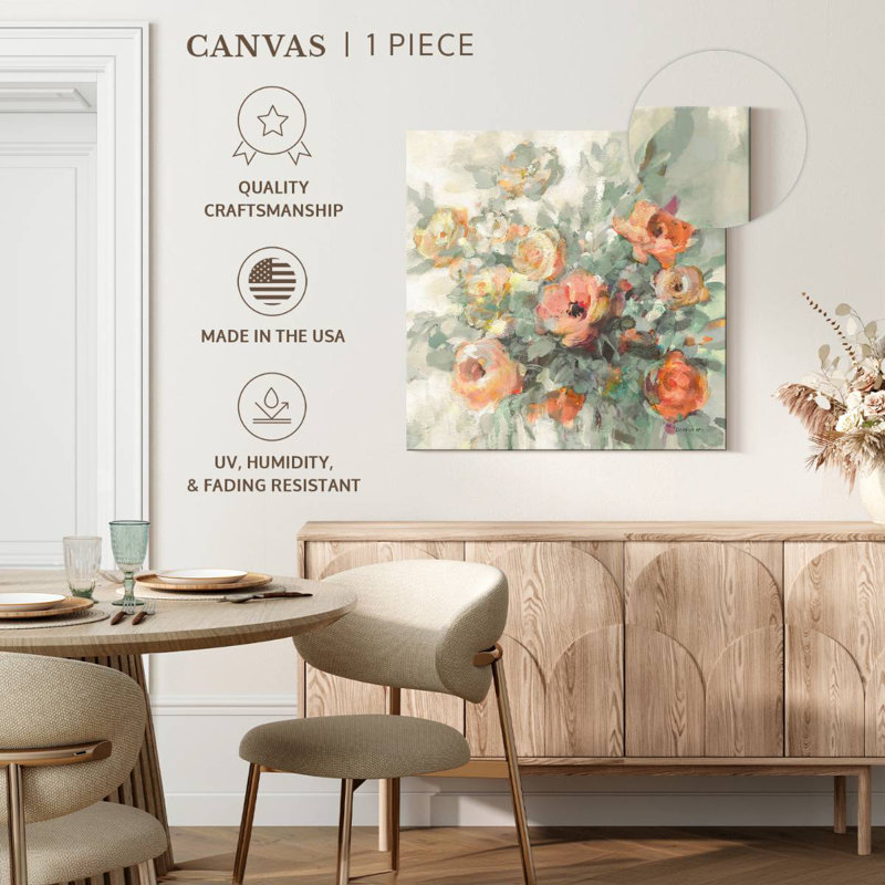 Ode à la sauge printanière, H 10 po x l 10 po