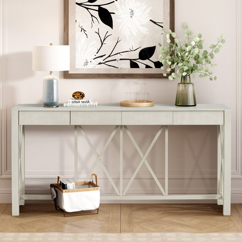 Huckins 60" Console Table, Beige