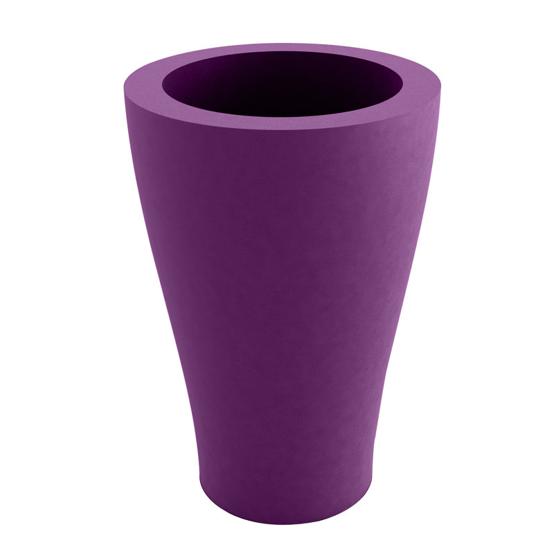 Nano Resin Pot Planter, 11" H x 5.5" W x 5.5" D, Taupe