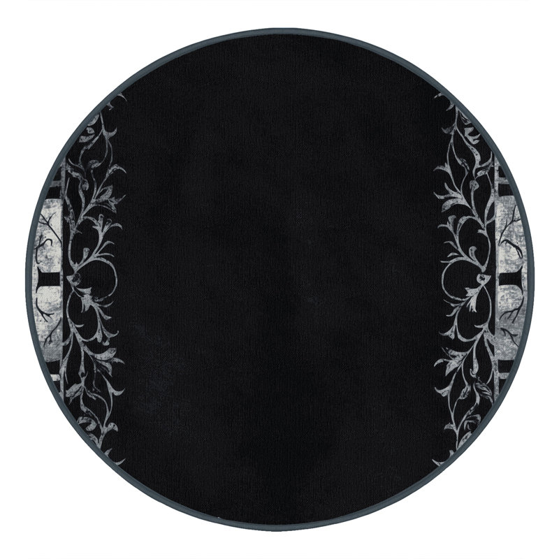 Eclipsed Petals Rug, Round 7'