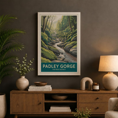 Padley Gorge Vintage - Wrapped Canvas