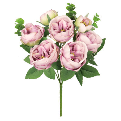 Arrangement de tiges de roses, de buissons et de jets