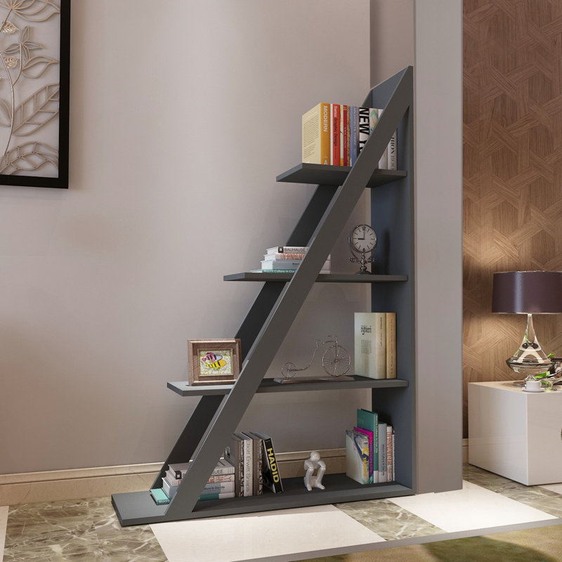 Ofrath Standard Bookcase, Anthracite, 150cm Hx 100cm W x 29.5cm D