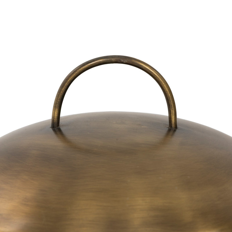 Kivo Table Lamp, Aged Antique Brass Iron