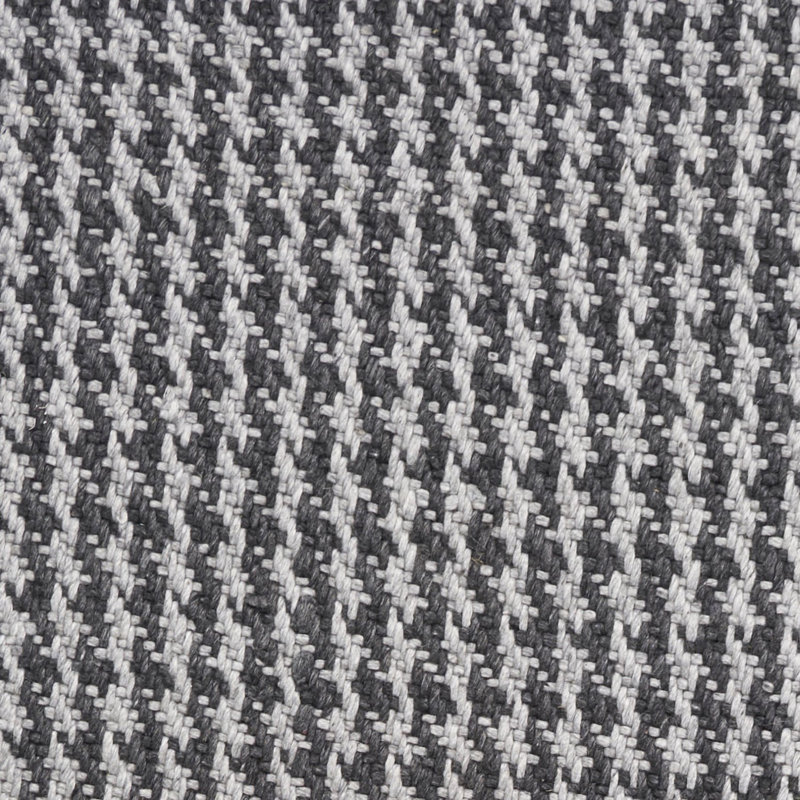 Tapis gris tissé à la main Ashleah, Rectangle de 5 pi x 8 pi