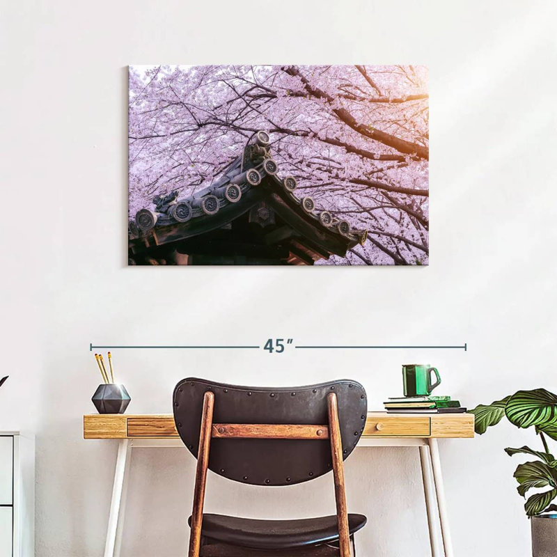 Harnek Blossoming Sakura Tree, 24" H x 36" W