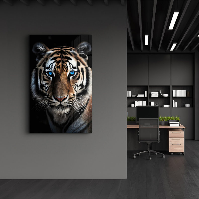 Elegant Tempered Glass Wall Art Painting, 13.8 x 21.7 inches | 100% Tempered Glass, Thickness: 0.16 inches | UV Printed for Vibrant Colors | Perfect for Home Decor, Living Room, & Office Spaces
