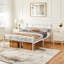 Metal Bed Frame with Headboard/Under-Bed Storage-860186718-884835028