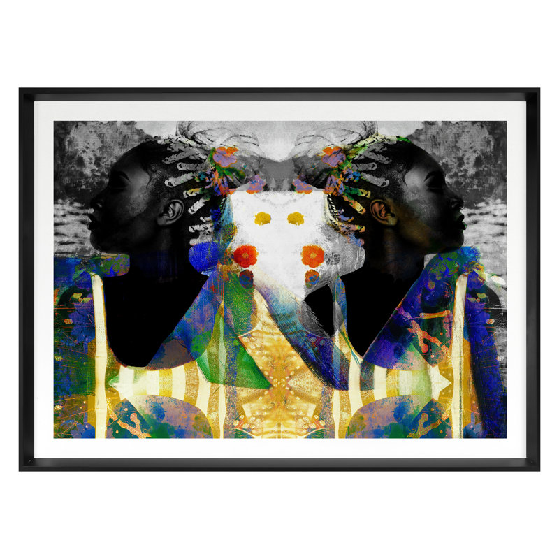 Deja Vu 3 Print by Katie Todaro, Black Framed, 39" H X 53" W
