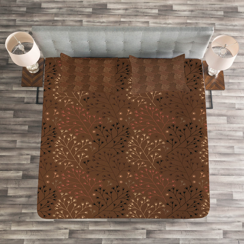 Ackler Brown Standard Cotton 2 Piece Set, 220 x 264 cm