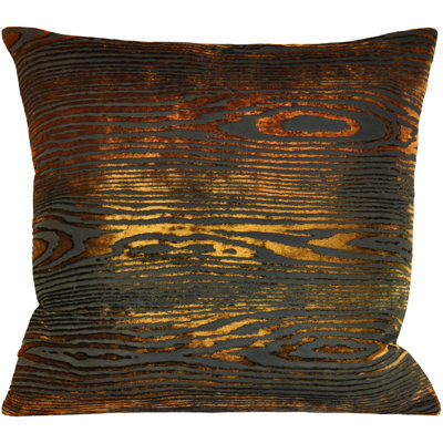 Woodgrain Rectangle Velvet Pillow Cover & Insert