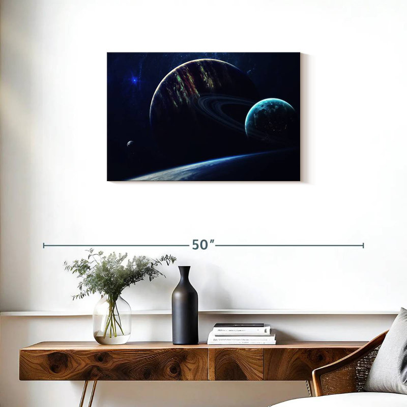 Oberle Deep Space Galaxy, 20" H x 30" W